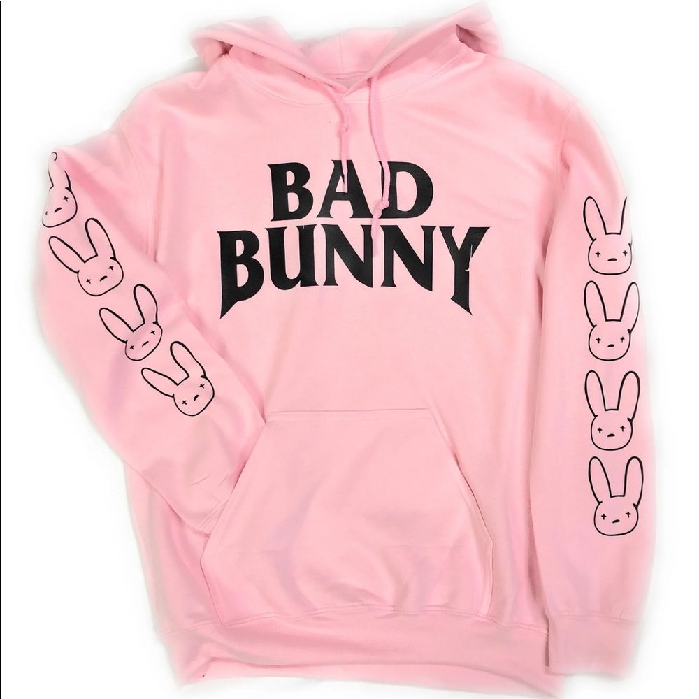 customized Bad Bunny Hoodie, size S,M,L
